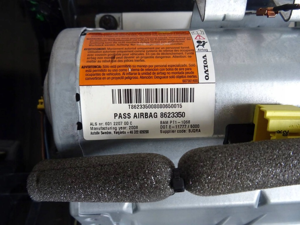 фото №7, Панель приладів приладова ремені подушка безпеки volvo v50 lift s40