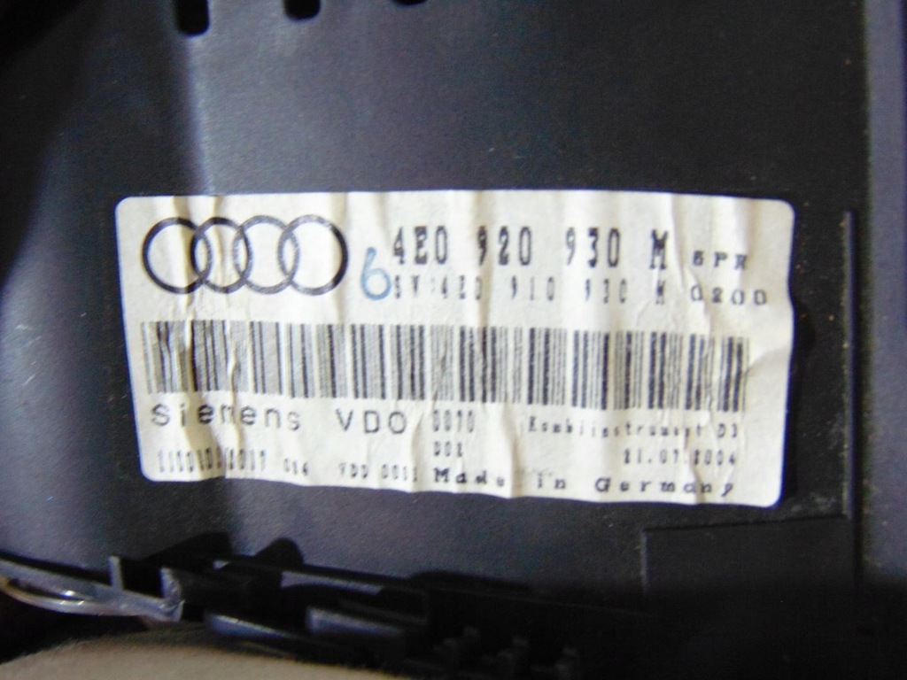 фото №6, Счетчик audi a8 d3 4.0 tdi 4e0920930m