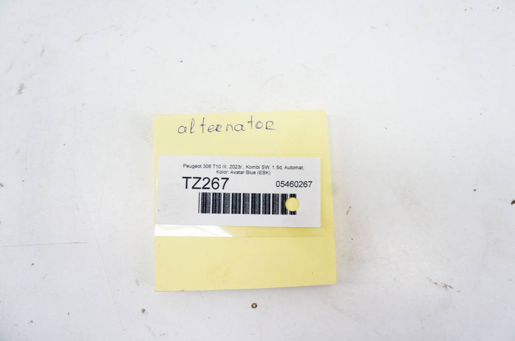 Tz267 peugeot 308 3 t10 1.5d генератор 9827175380 Недорого