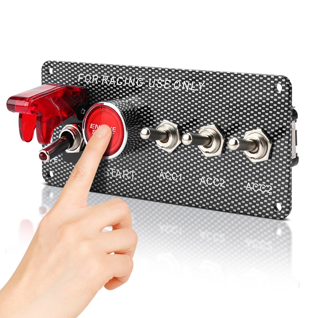 фото №12, Стартер двигуна кнопка do запуску панель rajdowy 12v