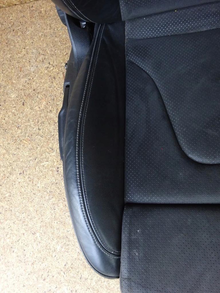 фото №9, Audi a4 b8 8k обивка сиденья заднее сиденье задняя кожа alcantara комплект s-line