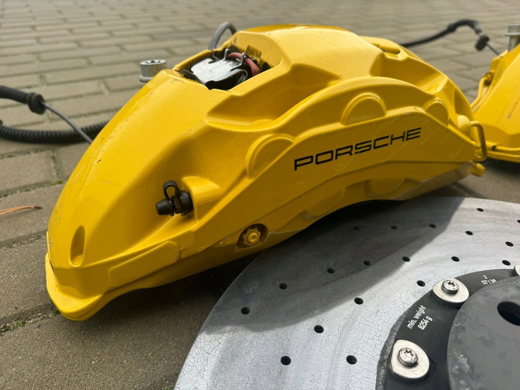 фото №15, Porsche cayenne 7p5 lift тормоза тормозные диски суппорты тормозные колодки керамические ceramika