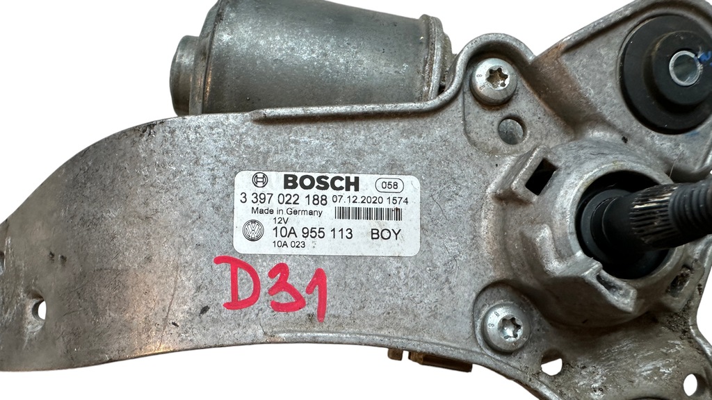 фото №5, Vw id3 id.3 cupra born механизм моторчик дворник левый eu 10a955113