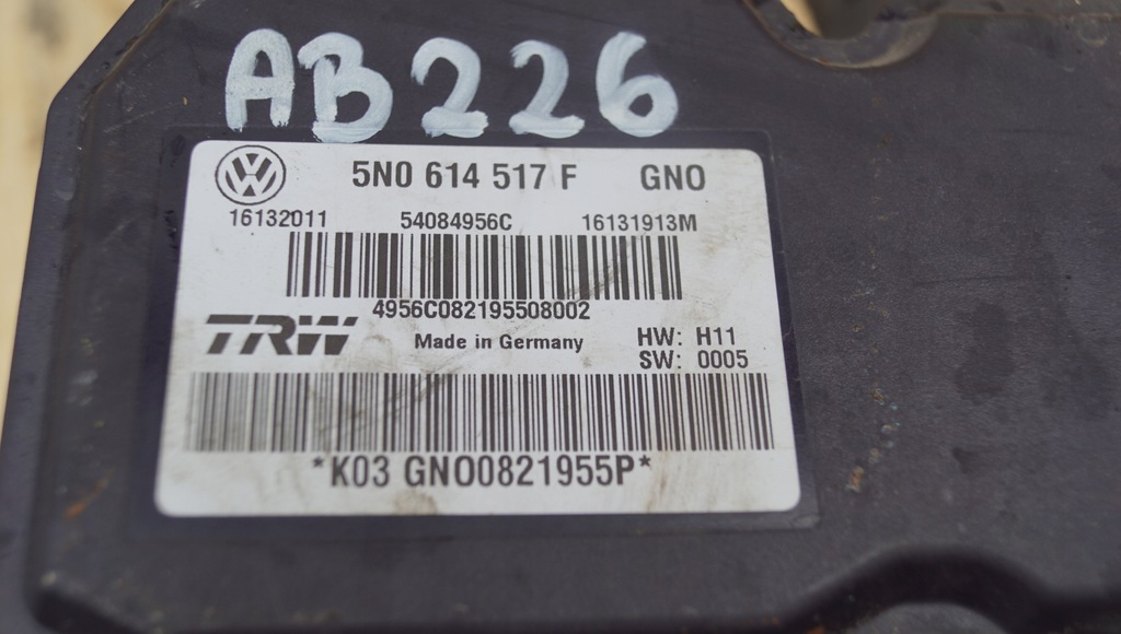 фото №8, Насос abs vw tiguan 5n 5n0614517f