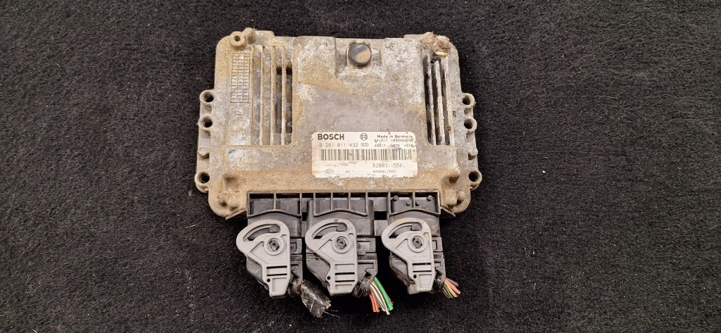 фото №1, Блок керування двигуна bosch 0281011432 renault master movano 2.5 dci роз'єми
