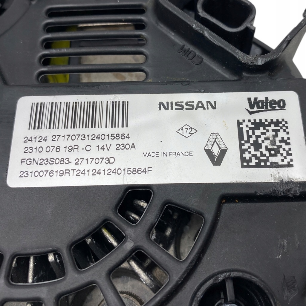 фото №15, Генератор 230 a opel movano ii b nissan nv400 2.3 dci 231007619r