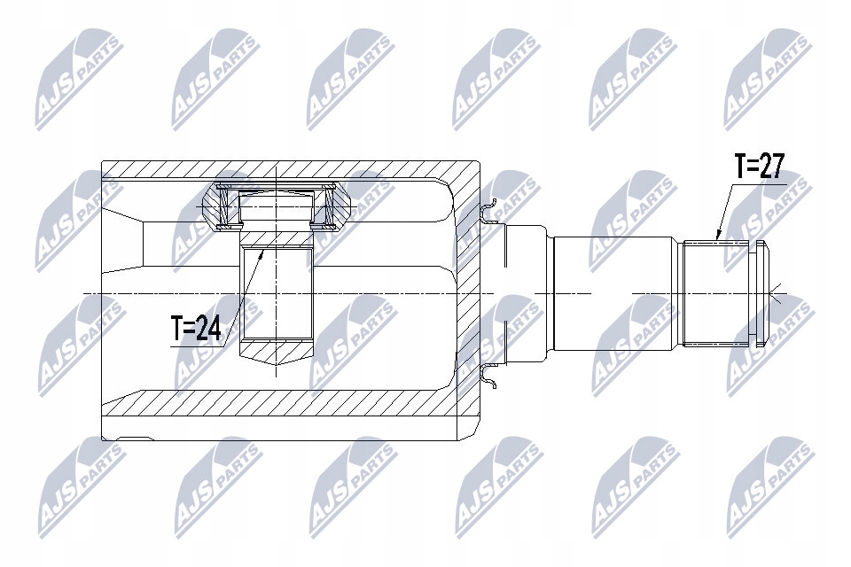 Npw-me-089 nty шрус  внутренний mercedes glc 4ma Цена
