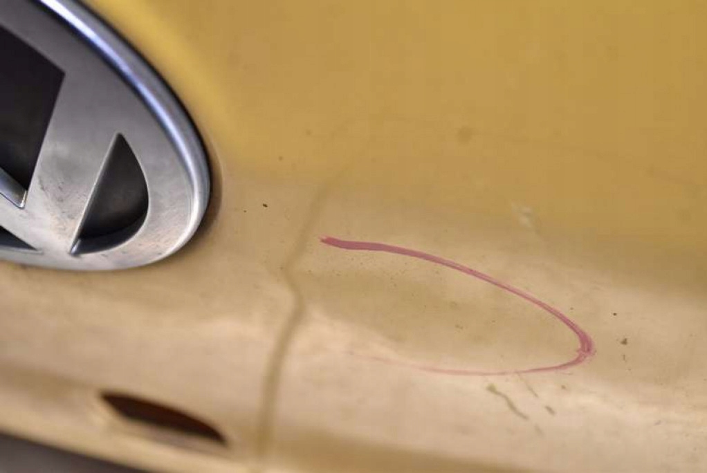 фото №6, Кришка багажника багажника задня задня жовта vw fox 3d 05-09