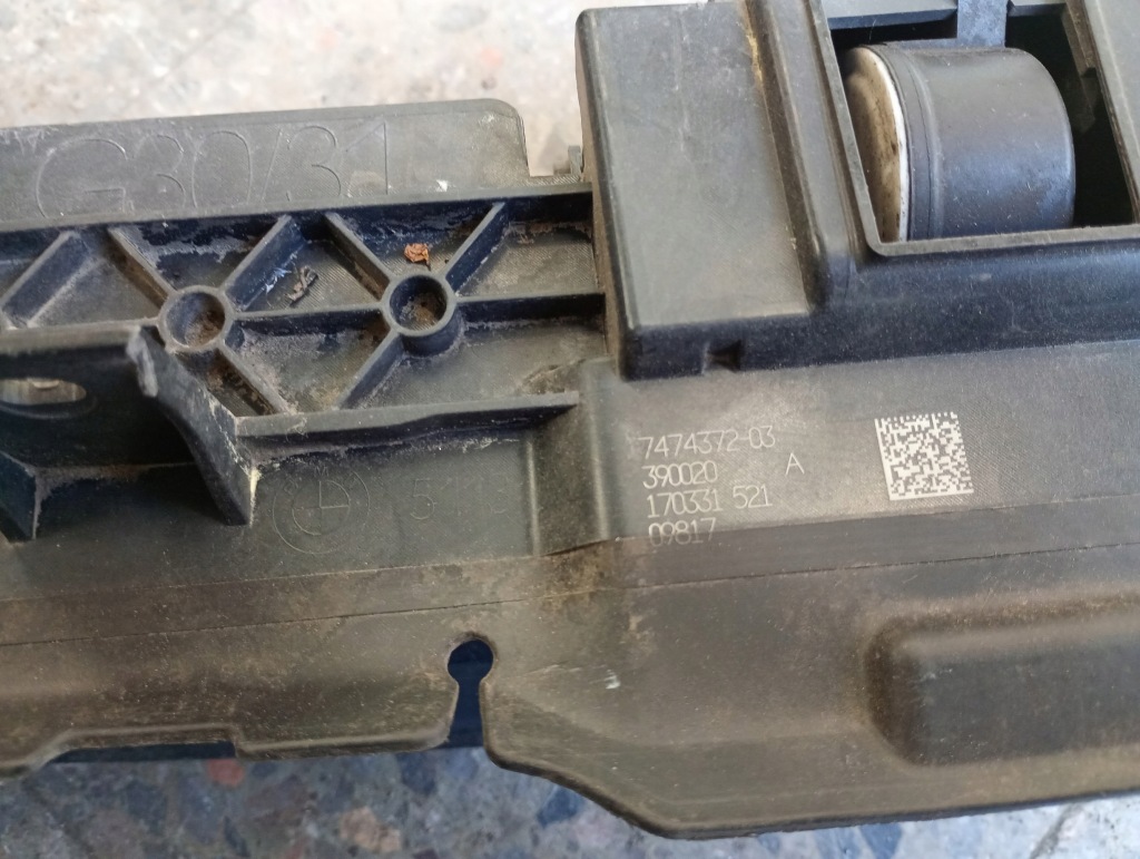 фото №12, 7474372-03 воздуховод дверь воздуха перед bmw 5 g30 g31