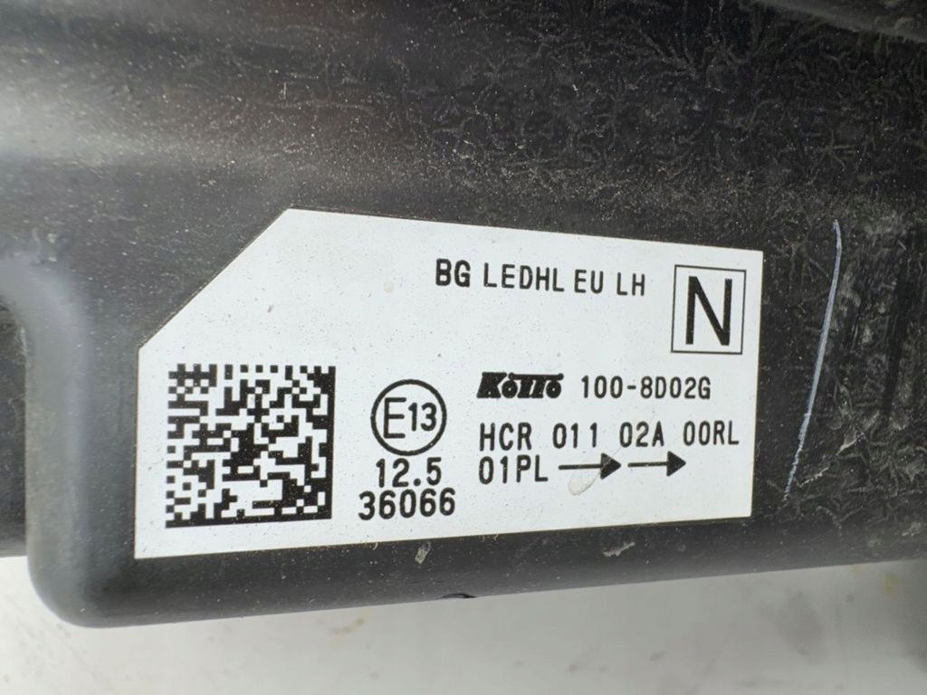 фото №14, Nissan qashqai j12 2021 перед сторона левая лампа передняя