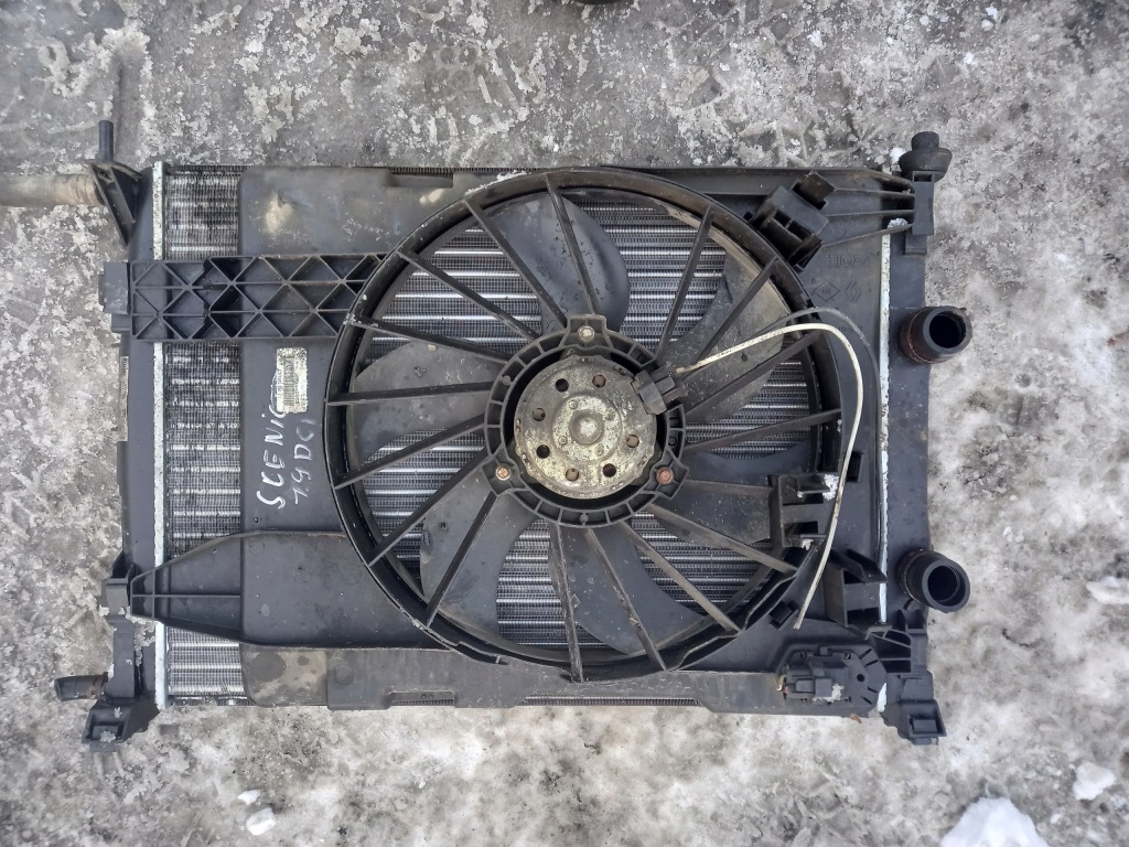 Радиатор воды вентилятор renault scenic 2 1.9 dci Доставка
