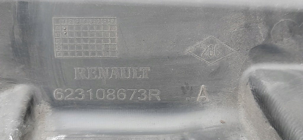 фото №11, Решётка радиатора решётка радиатора бампера защита renault trafic iii 623108673r