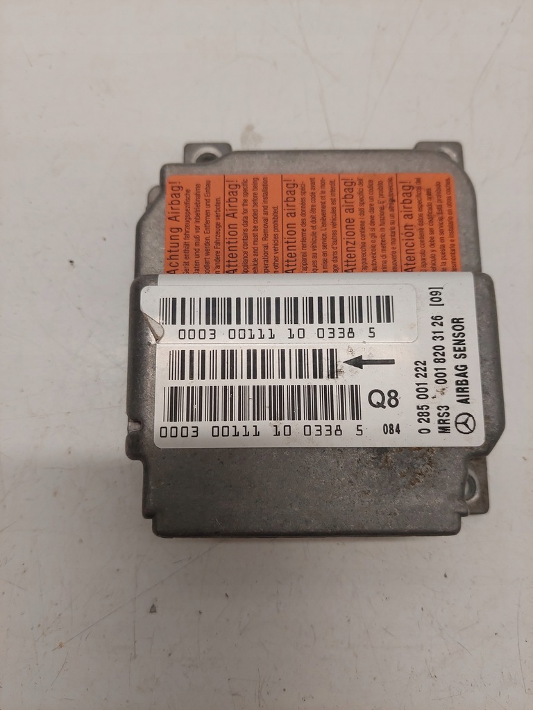 фото №1, Модуль датчик подушка безпеки mercedes w168 0018203126