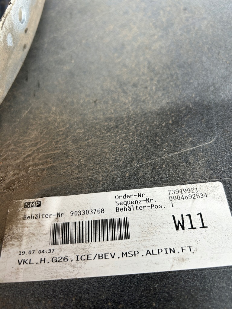 фото №7, Бампер задняя bmw 4 g26 m набор