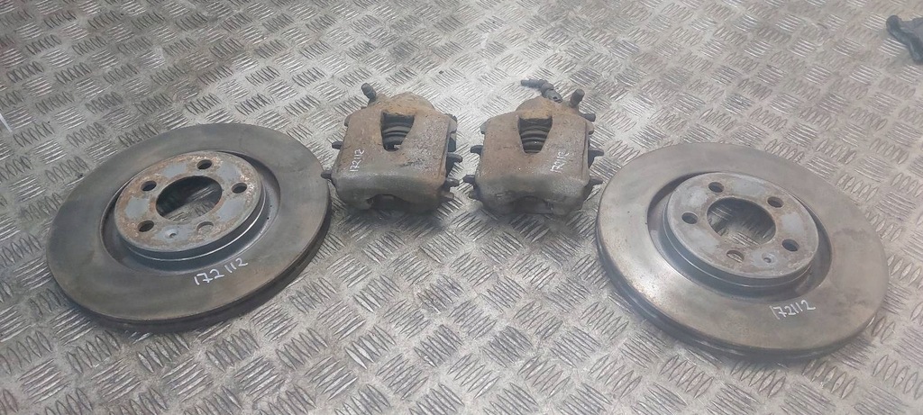 фото №1, Гальмівні диски перед 280mm + супорти перед a3 8l 1.9 tdi