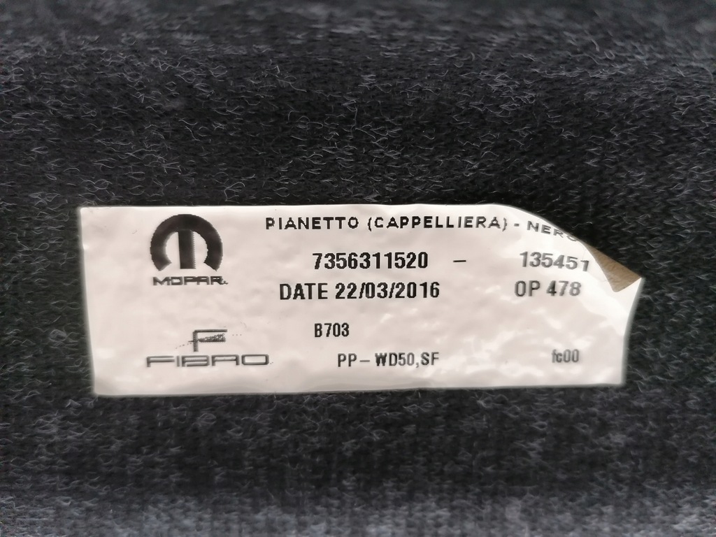 фото №8, Jeep renegade полка задняя багажника оригинал 2014-