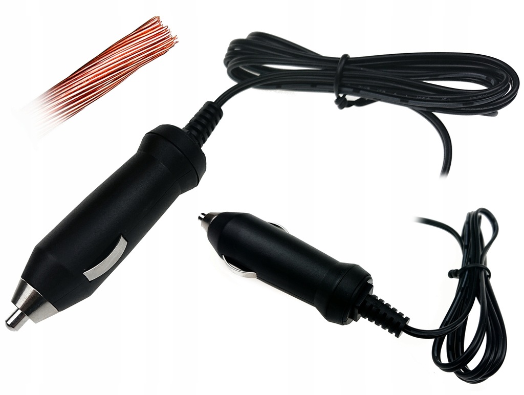 фото №1, Штекер do прикуривателя автомобильный штекер с кабель проводом przedłużacz