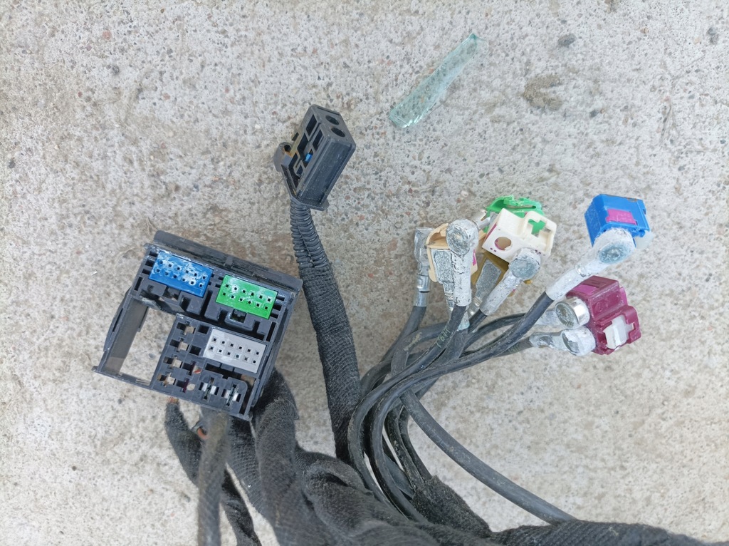 фото №6, Audi q7 15- электропроводка жгут панели консоли usa