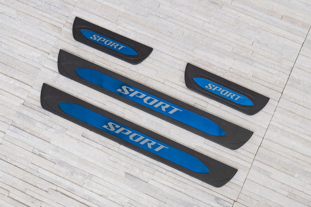 Купить Mitsubishi asx 2010+ внутреннее накладки пороговые abs