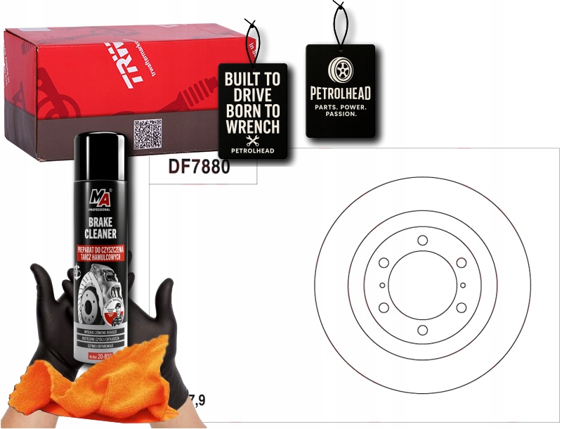 фото №1, Гальмівні диски гальмівні 2szt. перед lexus gx toyota 4 runner #petrolhead pro+ kit2