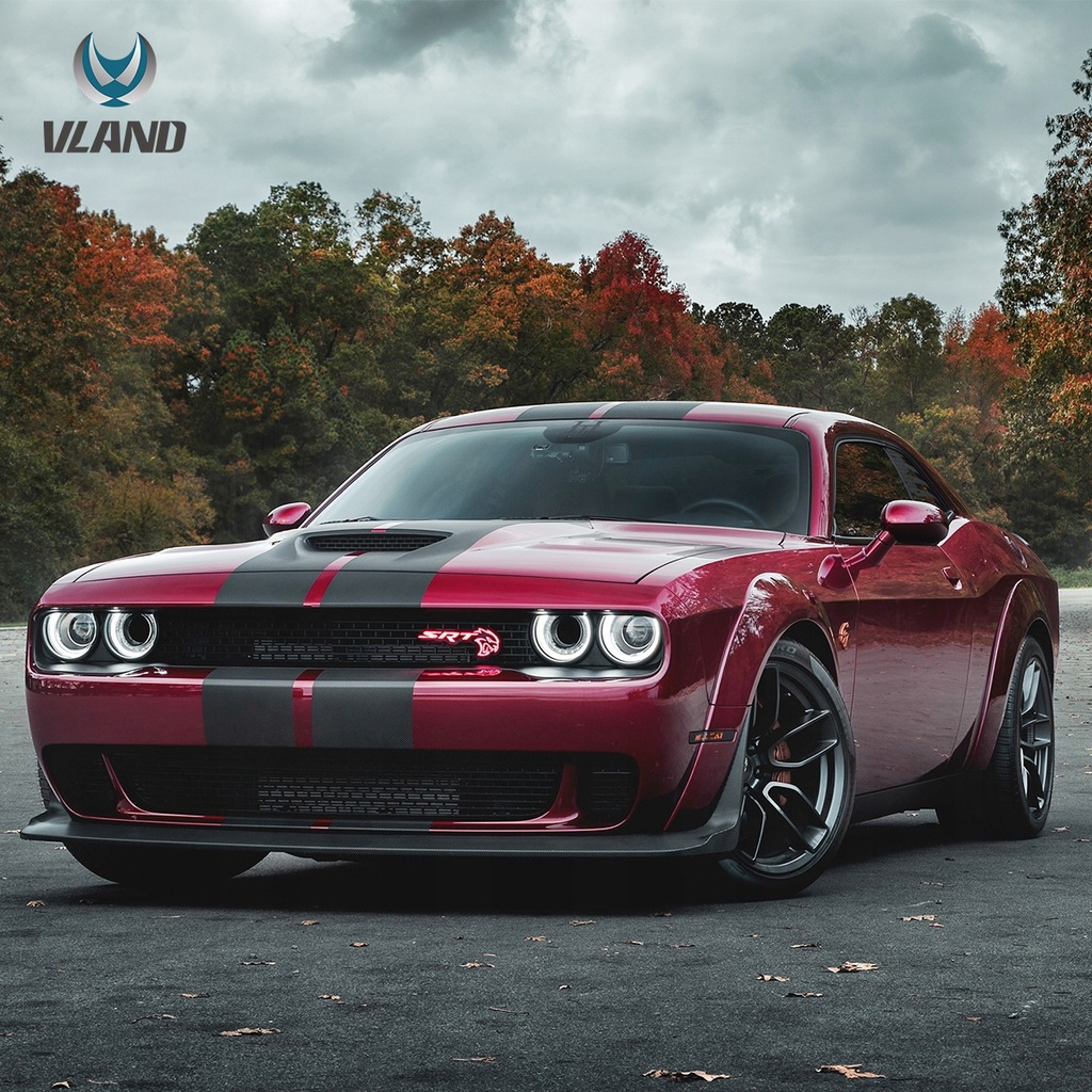 фото №11, Лампа лампы левая +правая перед europa led vland dodge challenger 2015-2023
