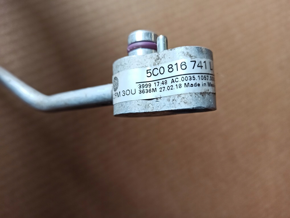 фото №5, Vw jetta 5c шланг трубка кондиционера 5c0816741l europa
