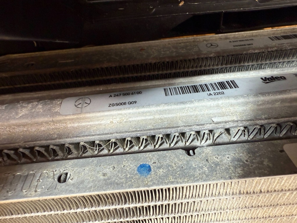 фото №13, Комплект радиатор радиатор вентилятор mercedes w177 w247 x247 w118 1.3b