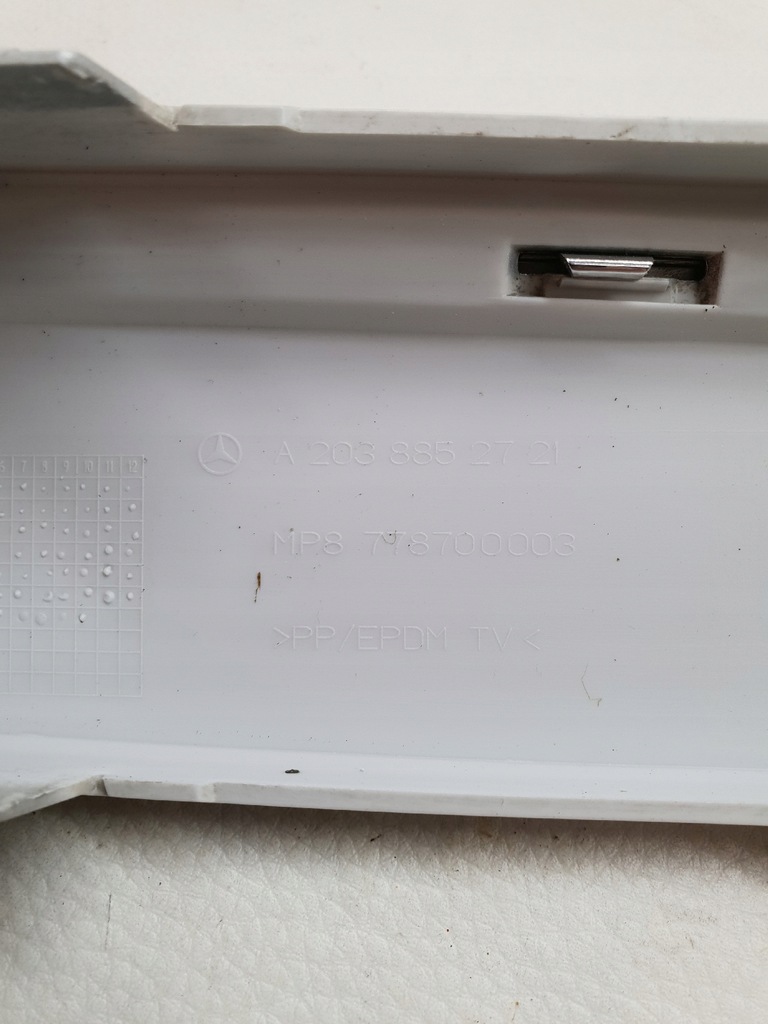 фото №8, Mercedes c-klasa w203 sedan молдинг na бампер задняя