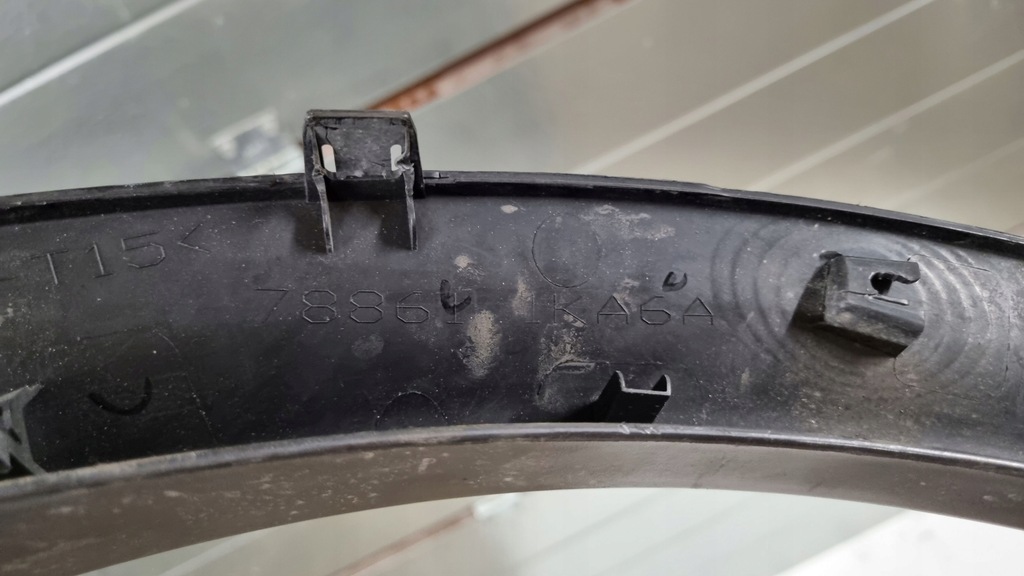 фото №9, Молдинг na крила nissan juke i f15 10-19 лівий задня