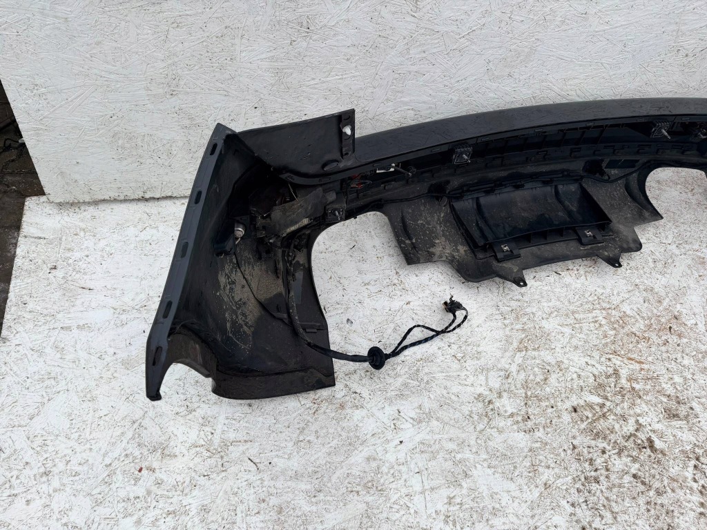 Sq5 8r рестайлинг  q5 бампер задний задний чёрный ly9t pdc хром комплектный Доставка