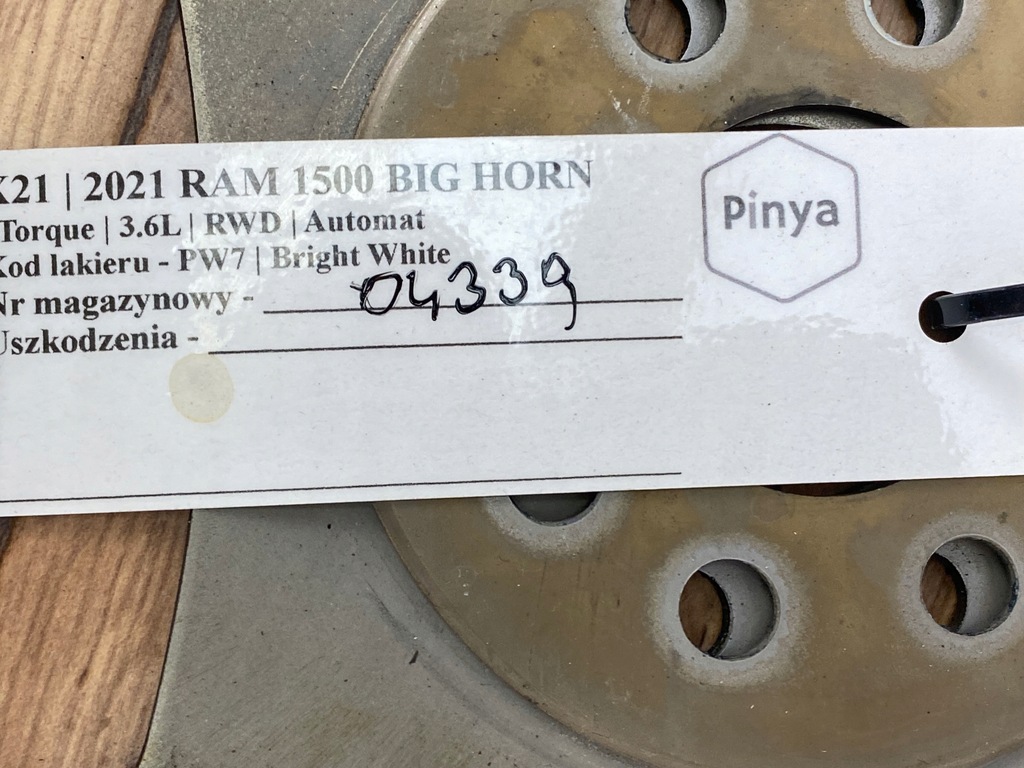 фото №6, Колесо маховик зубчатое 3.6 jeep chrysler dodge ram 1500 2019+