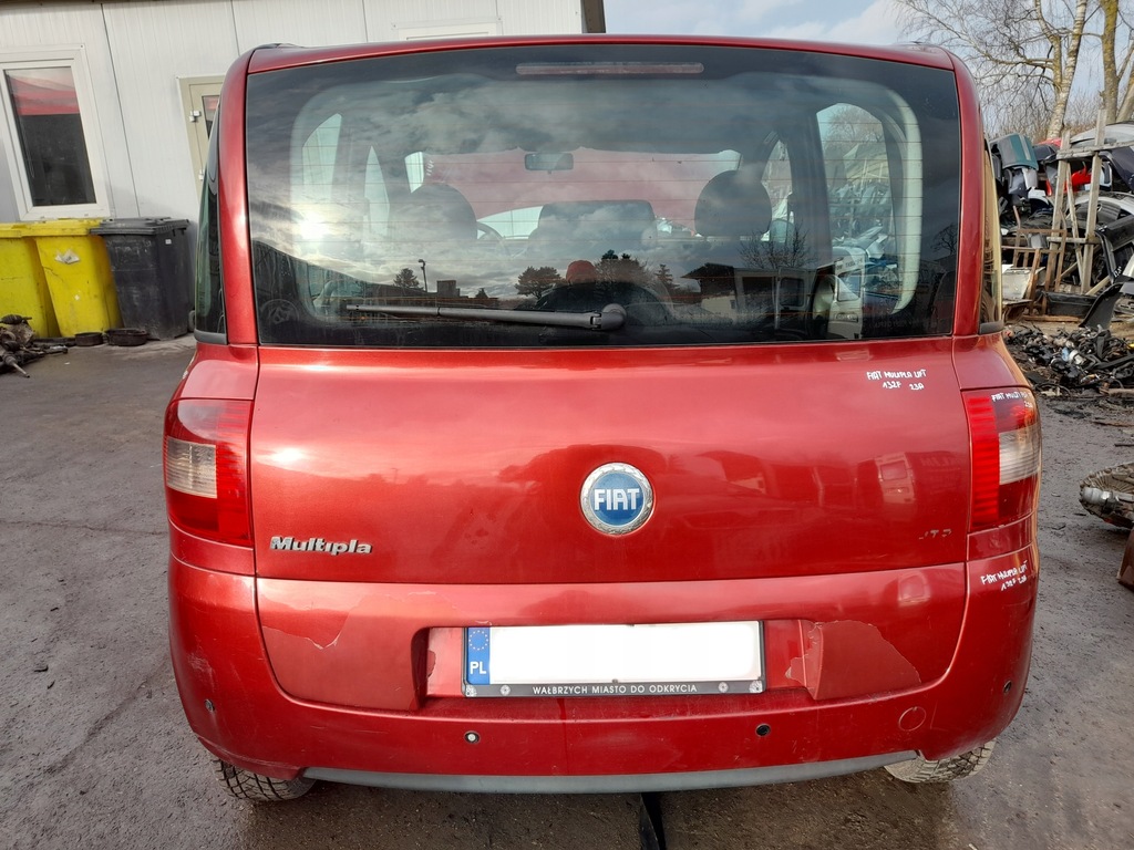 фото №13, Fiat multipla lift бампер задняя задний задний 132f