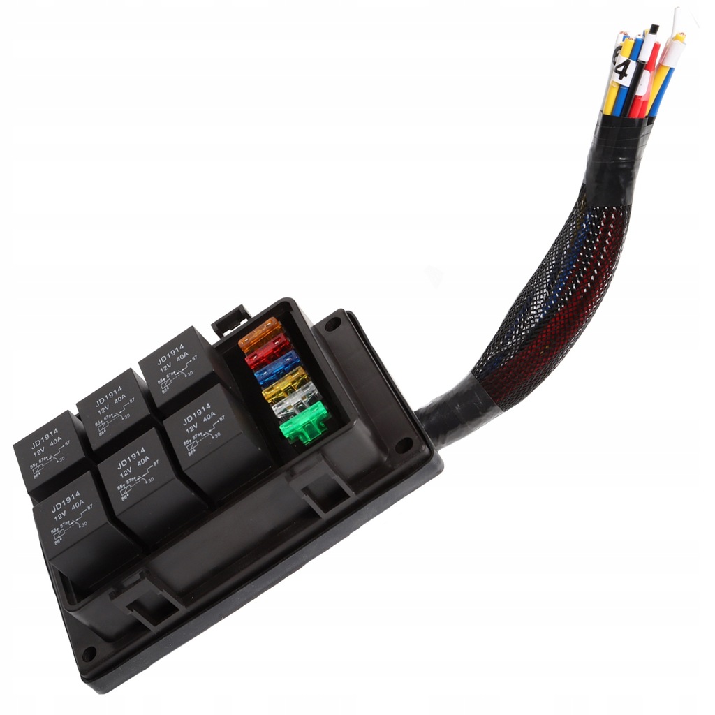 фото №13, Набор коробка реле bezpiecznikowych 12v с жгут трубопровод