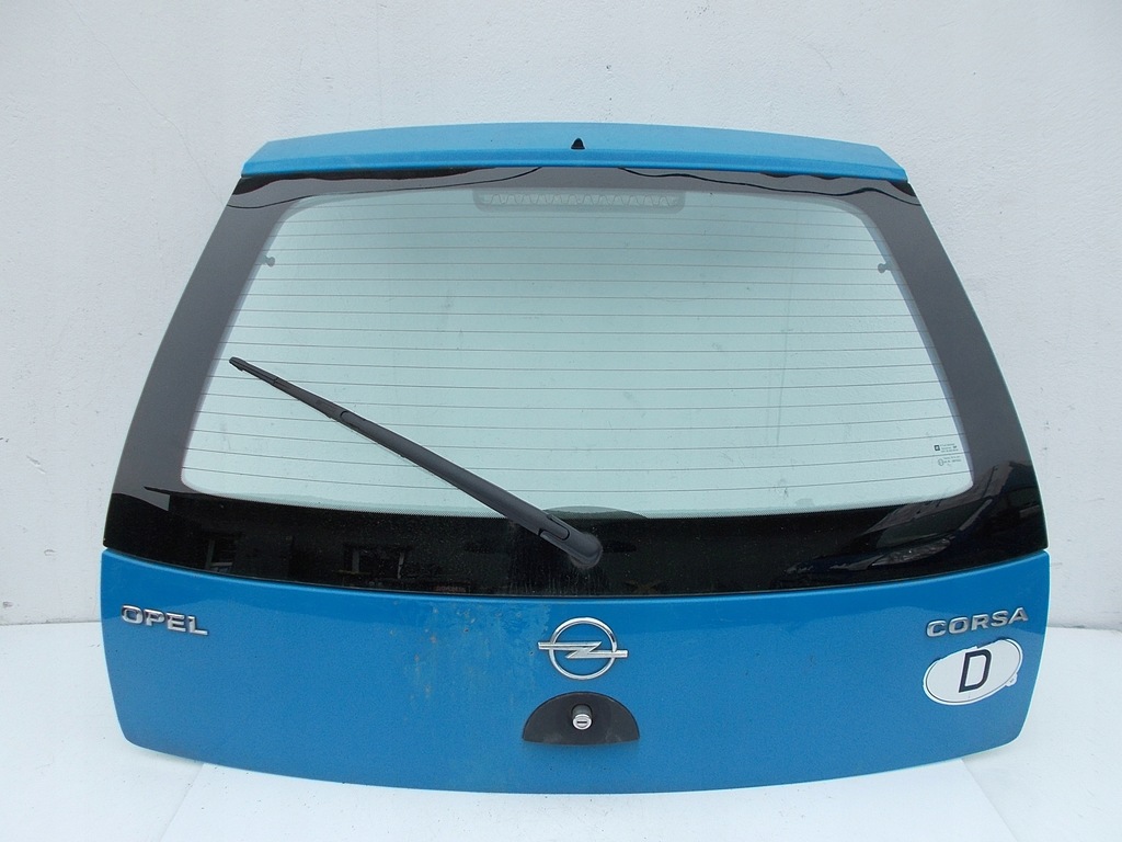 фото №1, Кришка багажника задня скло opel corsa c 5d y20a