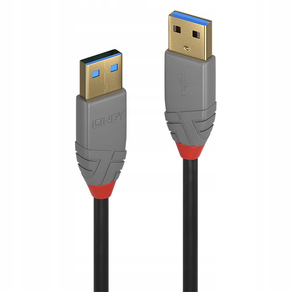 Купить Кабель usb 3.2 типа a lindy 1m, anthra line, 36751