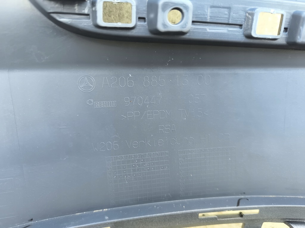 фото №7, Mercedes c klasa w206 sedan бампер задняя задний a2068851300