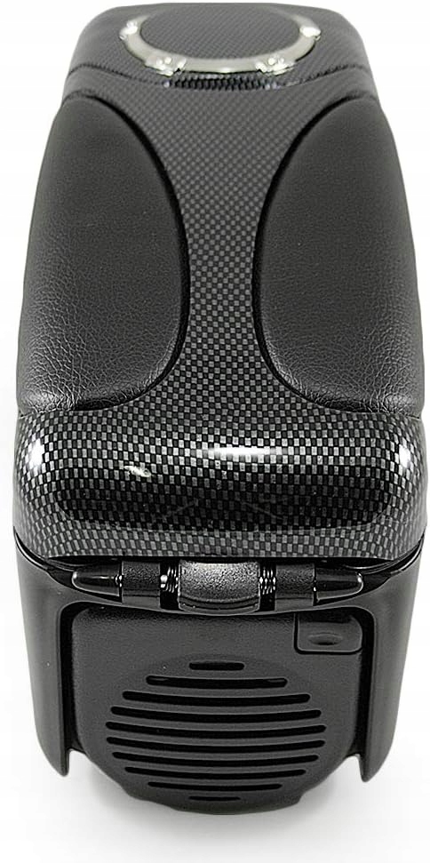 фото №10, Підлокітник автомобільний з kółkiem - karbon/czarny