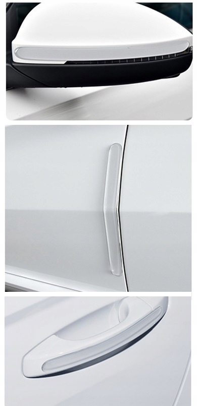 Наклейки захисне захисні на автомобіль під  ручка + відбійники двері в Україні