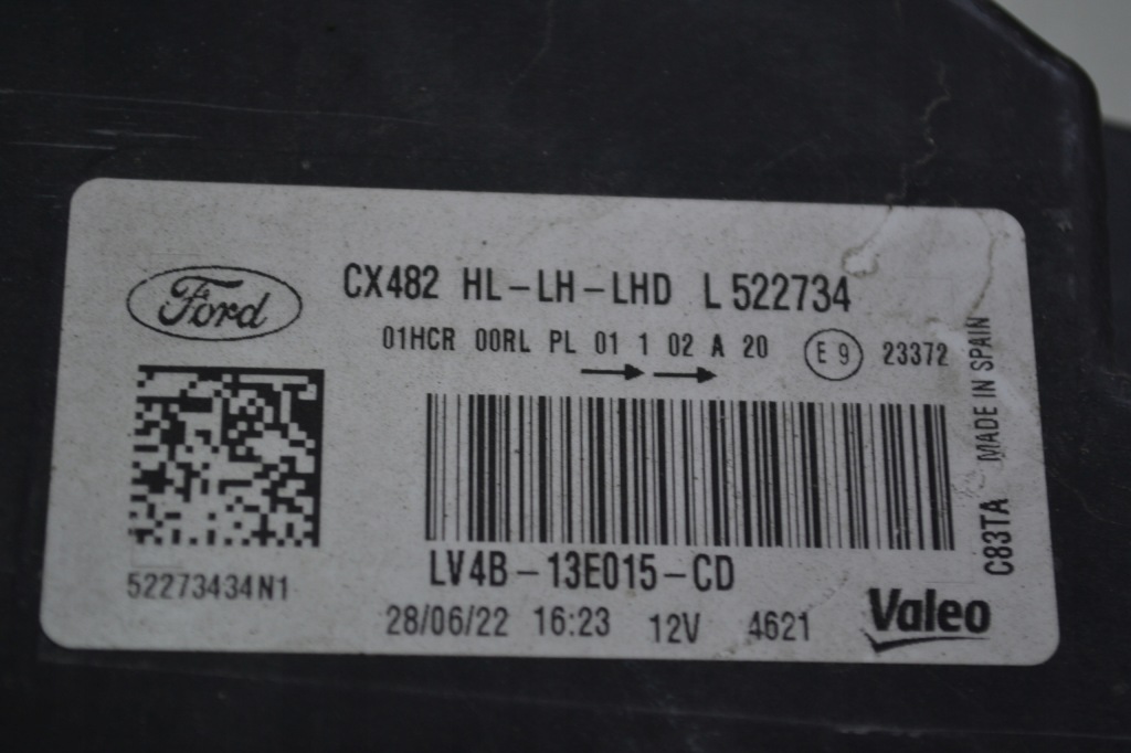 Фара левый перед левая ford kuga mk3 3 led lv4b-13e015-cd Доставка