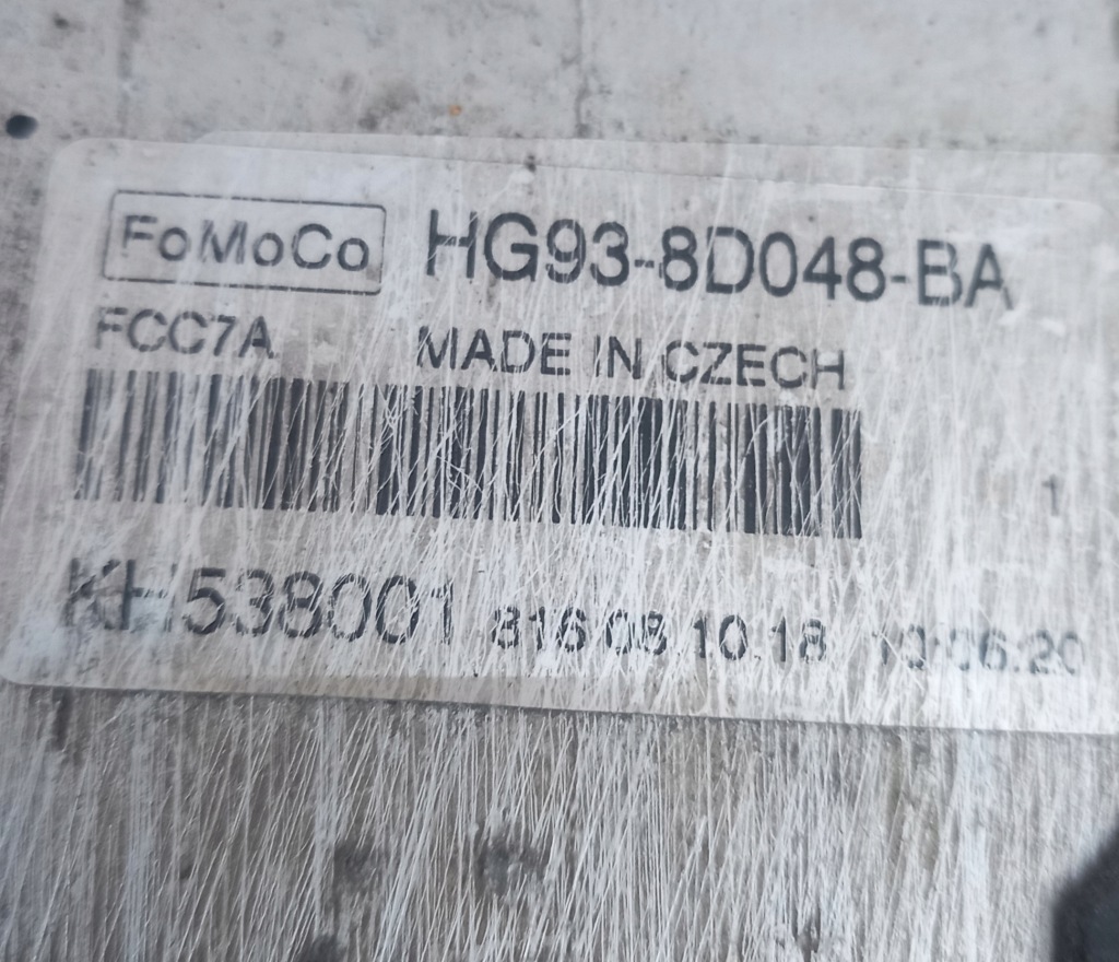 Интеркулер ford mondeo mk5 s-max 2 1.5 ecoboost Недорого