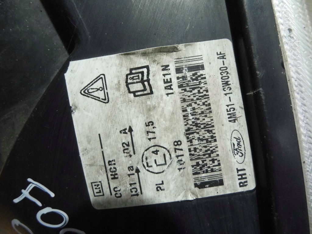 фото №6, Focus mk2 07' лампа левая перед