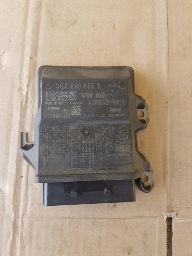 фото №1, Датчик подушка безопасности skoda octavia iii 3q0959655s