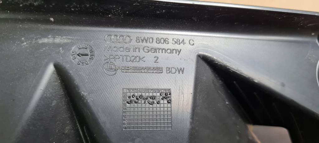 фото №10, Rs5 8w lift s5 a5 накладка защита чашка правая правый перед 8w0806584c a4