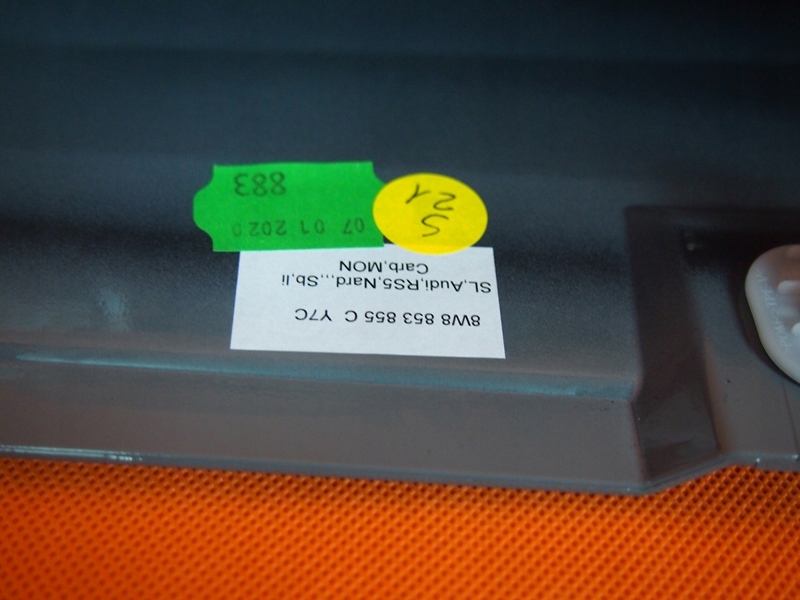 фото №12, Audi rs5 8w8 накладка порог карбон nowa lh ly7c 8w8853855c