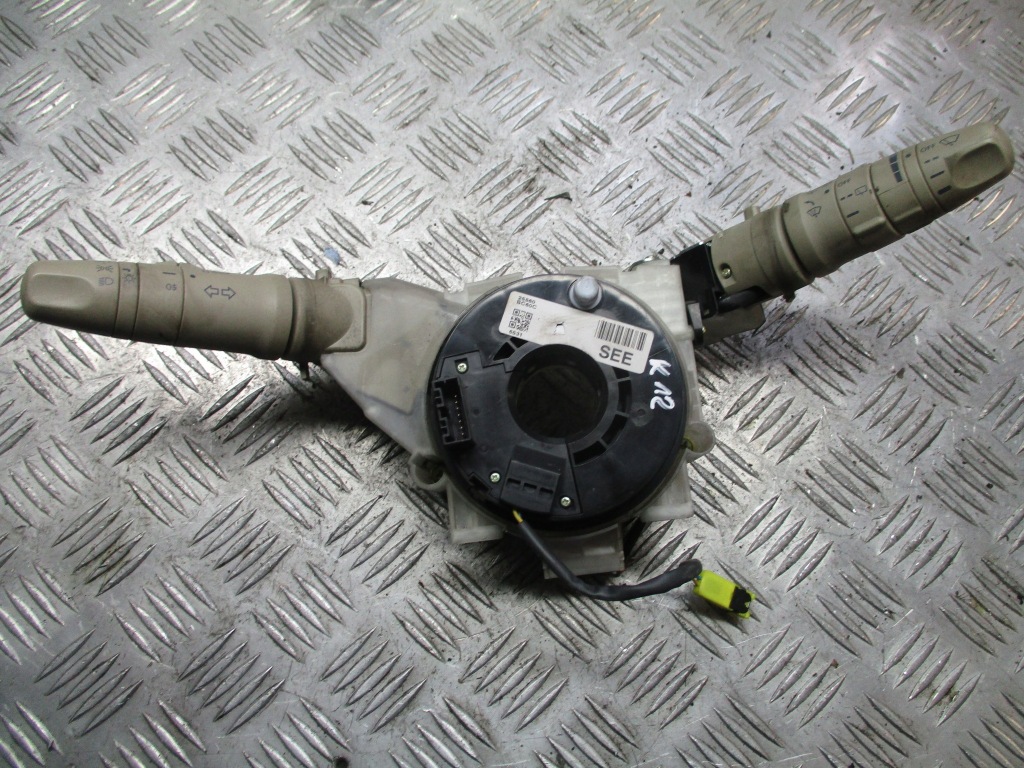 фото №1, Подрулевой переключатель света nissan micra k12 25560-bc60c