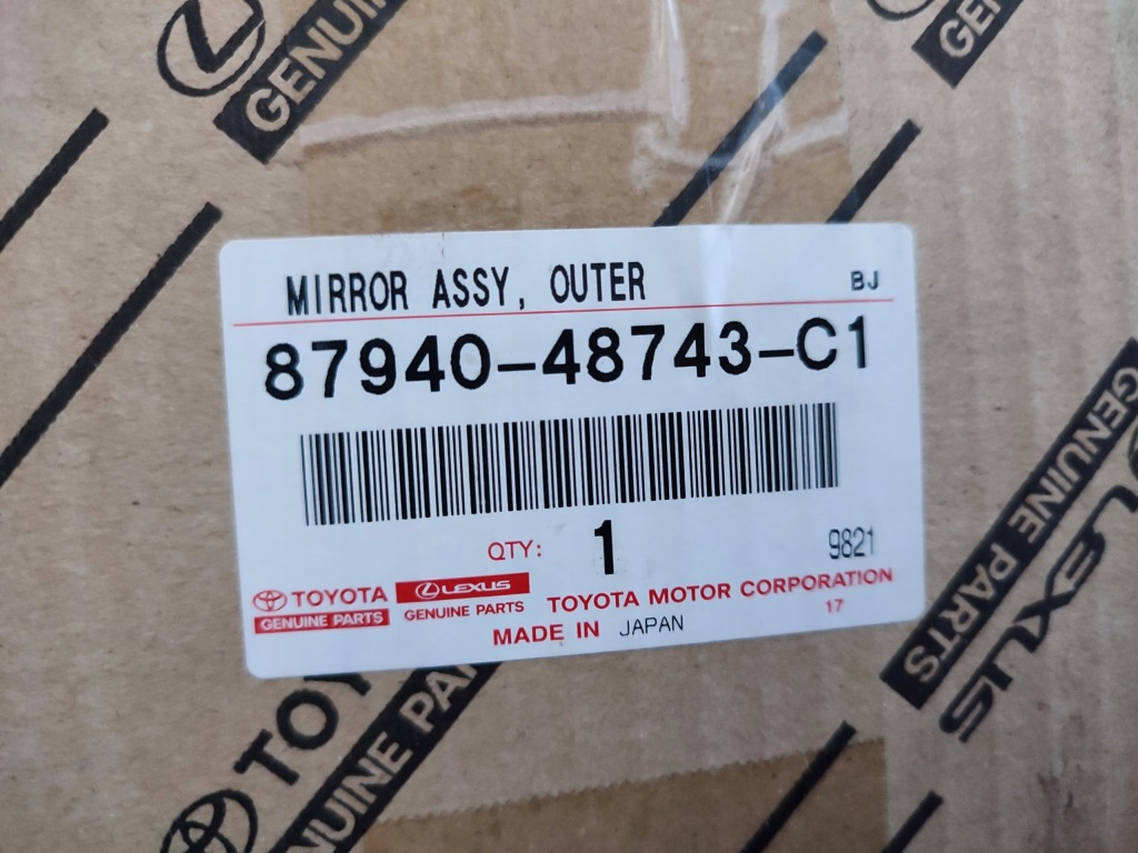 Купити Lexus rx 450h дзеркало праве 15+6 pin 87940-48743-c1