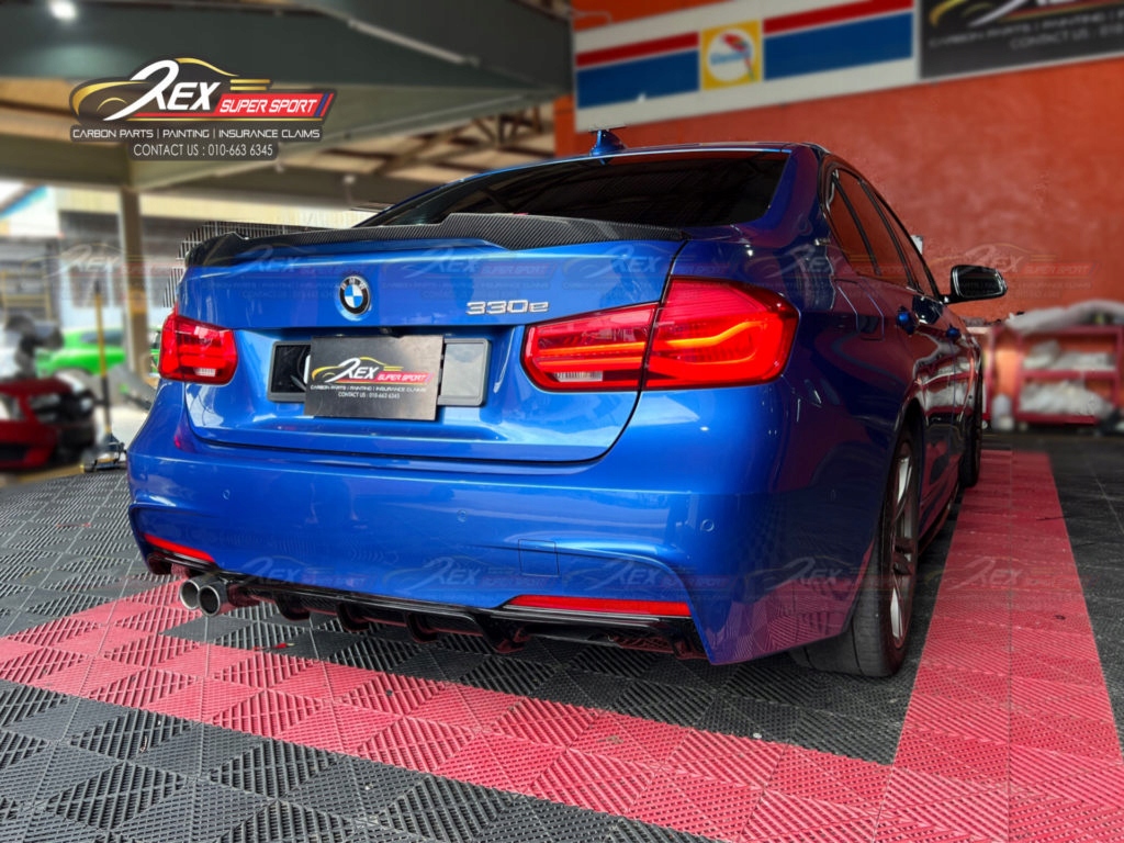 фото №11, Дифузор накладка бампера f30 f31 mperformance -00---- чорний блиск abs !