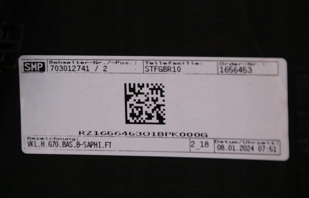 фото №13, Bmw 7 g70 бампер задняя задний 475 black sapphire металлик