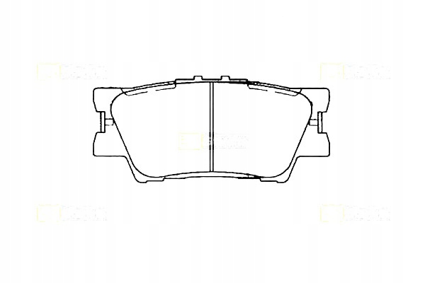 фото №1, Starline тормозные колодки тормозные задняя lexus es 350 toyota