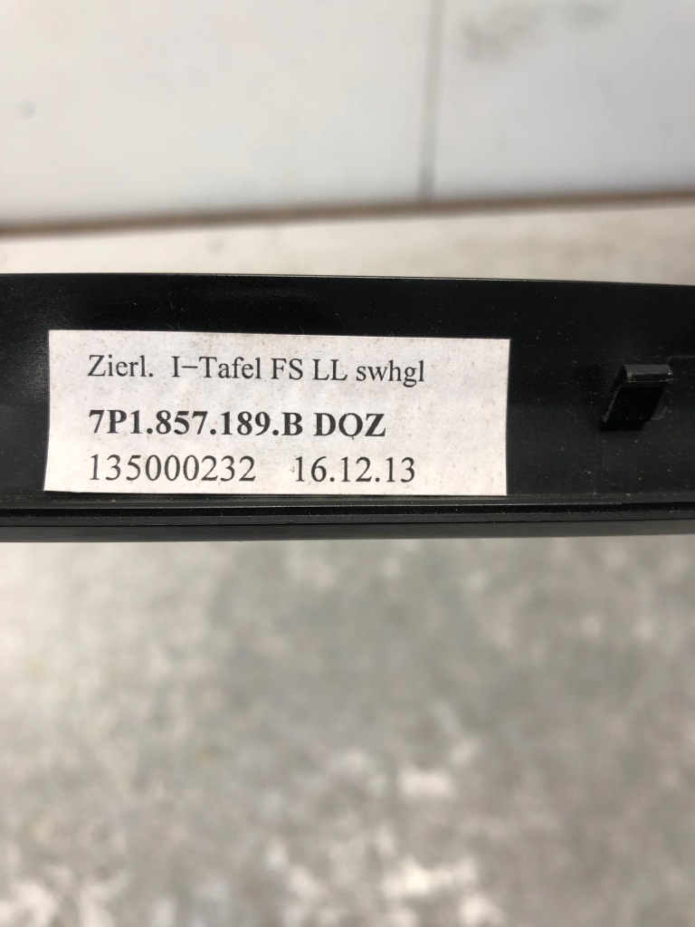 фото №6, Рамка dekor спидометра vw touareg 7p1857189b